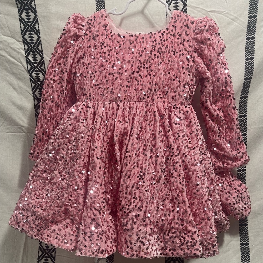 Pink sparkle dress